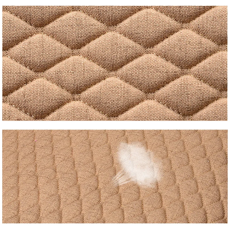 

Car Seat Cover Four Seasons Front Rear Linen Fabric Cushion Breathable Protector Mat Pad Auto Accessories Universal Size