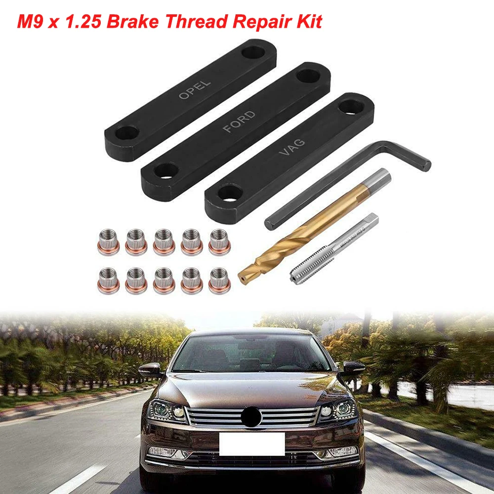 

M9 x 1.25 Brake Thread Repair Kit Brake Caliper Guide Thread Repair Tool