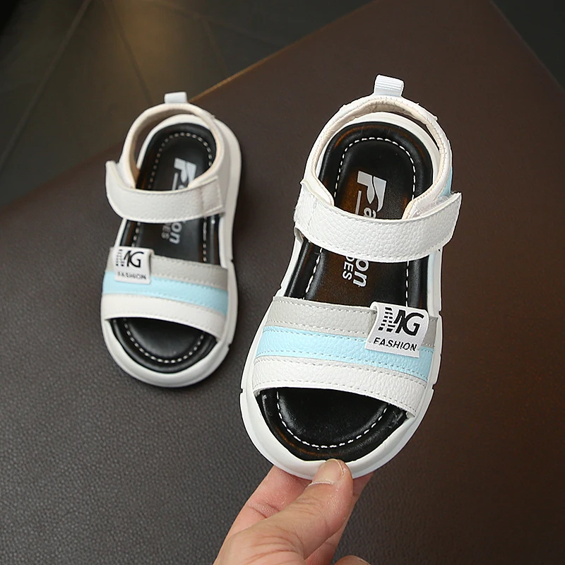 Детские сандалии для малышей Новинка лета 2019 Пляжная нескользящая обувь