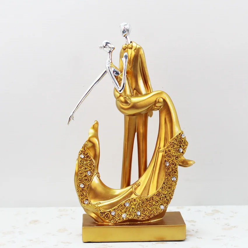 

Европа Смола пара скульптура статуя украшения рабочего стола ремесла украшения дома креативные фигурки любовника миниатюры