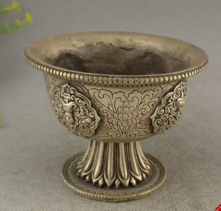 

Маркированная китайская Серебряная маленькая чашка, чайная чашка, Набор Старинных чашек