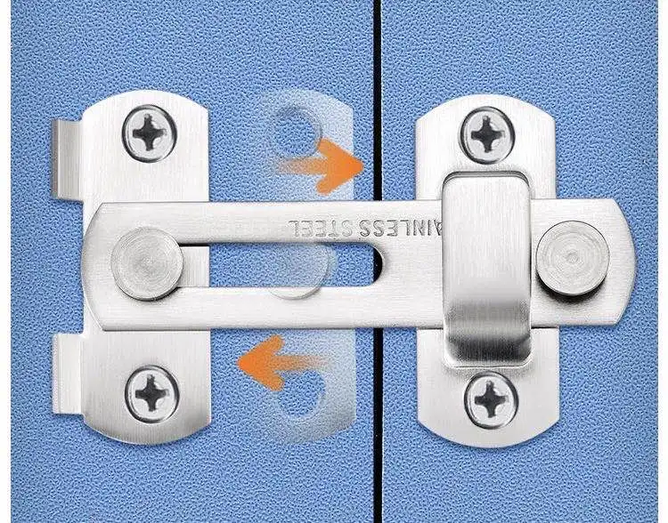 Без отверстия 90 градусов замок двери сарая правый угол раздвижная дверь защелка