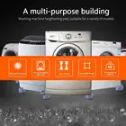 Антивибрационные подставки для стиральной машины, Нескользящие фиксированные Нескользящие подставки для ножек холодильника, резиновая мебель G4p0