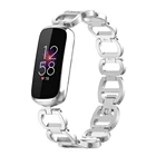 Модный женский браслет из сплава, ремешок для часов Fitbit Luxe, ремешок для часов с металлической цепочкой, ремешок для браслета, ювелирные изделия для девочек, аксессуары