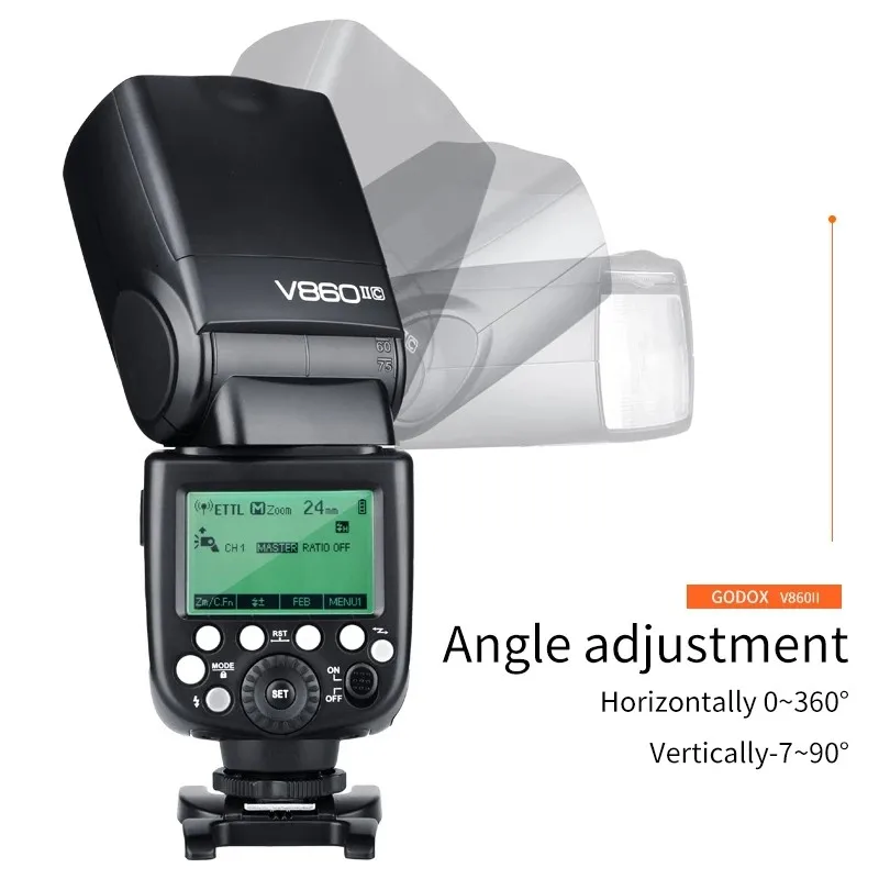 Godox V860II V860IIC TTL HSS 1/8000s литиевая батарея для камеры Speedlite 2 4G с фотовспышкой Canon