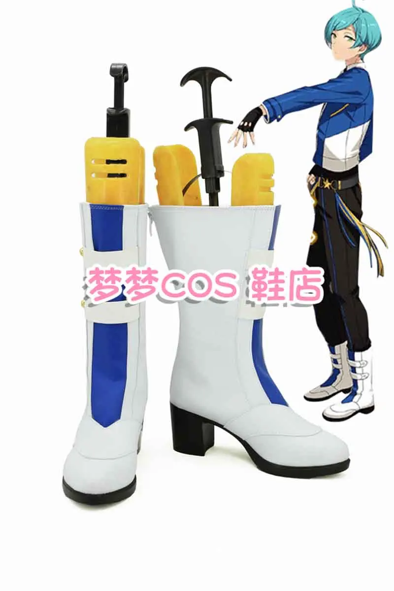 

Ensemble Stars Shinkai Kanata Cosplay Shoes Boots For Halloween Christmas Carnival Professional Handmade Perfect Custom for You