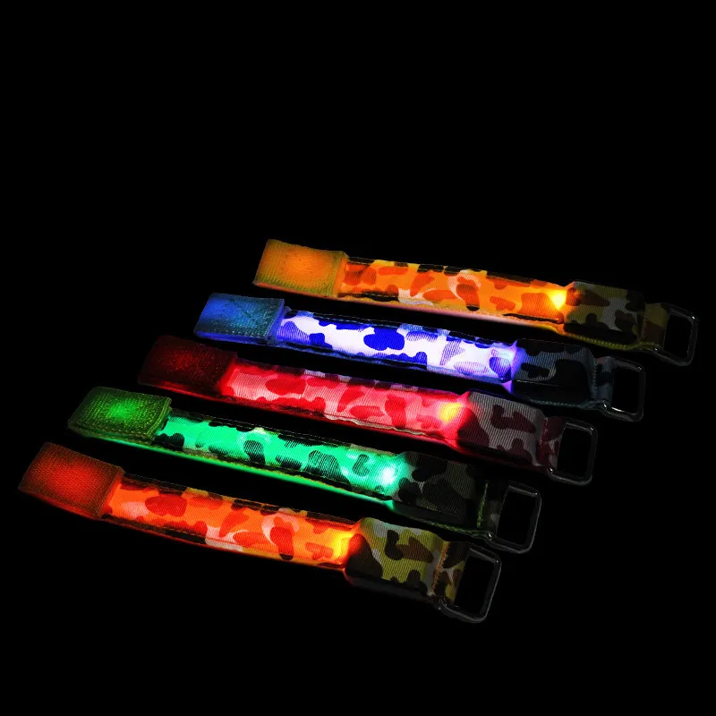 Outdoor Sports Running Light Jogging LED Night Run Cycling Bike Portable Bracelet Lights Armband Strap Safety Camping Tool | Спорт и