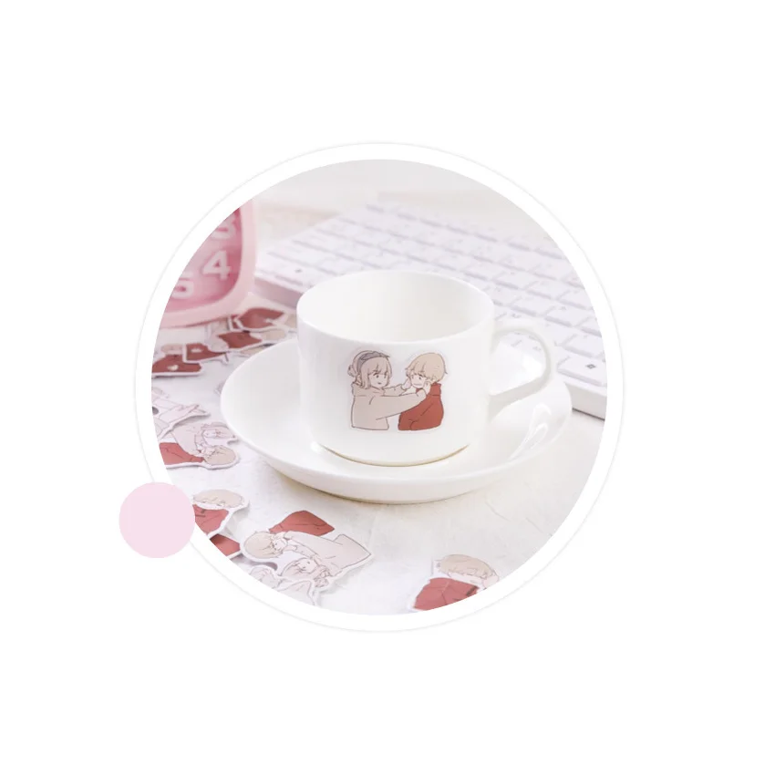 45 шт./кор. милая пара Стикеры для украшения дневника DIY планировщик Scarpbooking