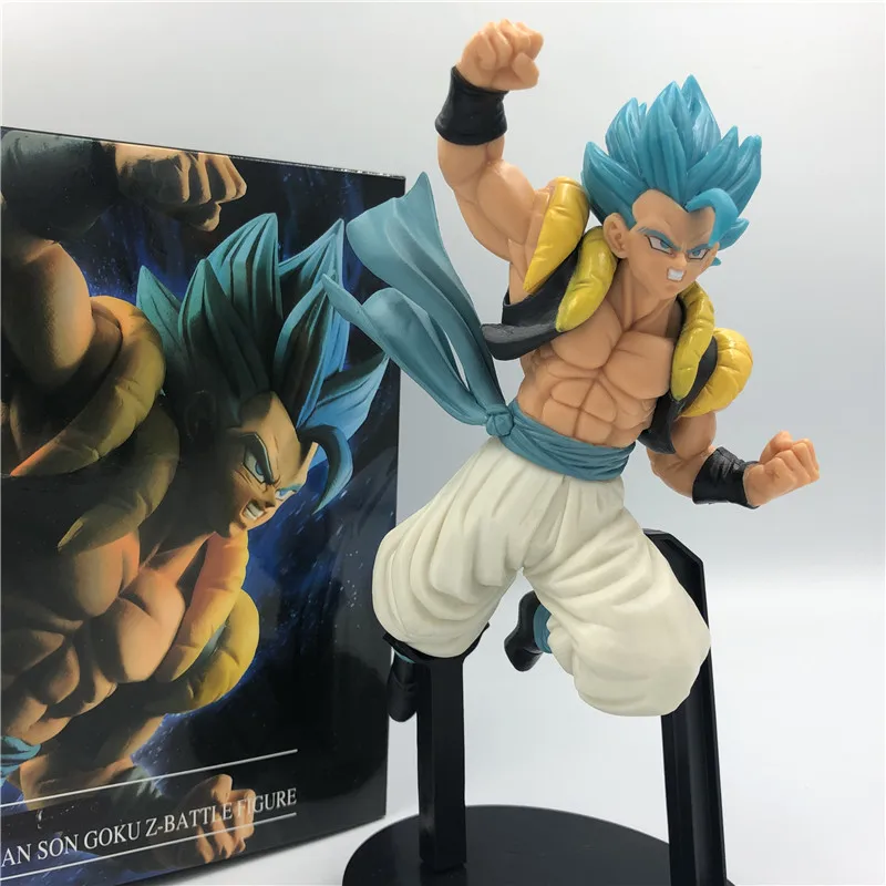 Фильм Ver. Dragon Ball Z Gogeta голубые волосы против супер броли конечный солдат DBZ Гоку Вегета Супер Саян фигурка 20 см