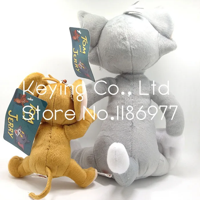 Том Кот и Джерри мышь милые аниме чучела животных плюшевые игрушки куклы 2 шт