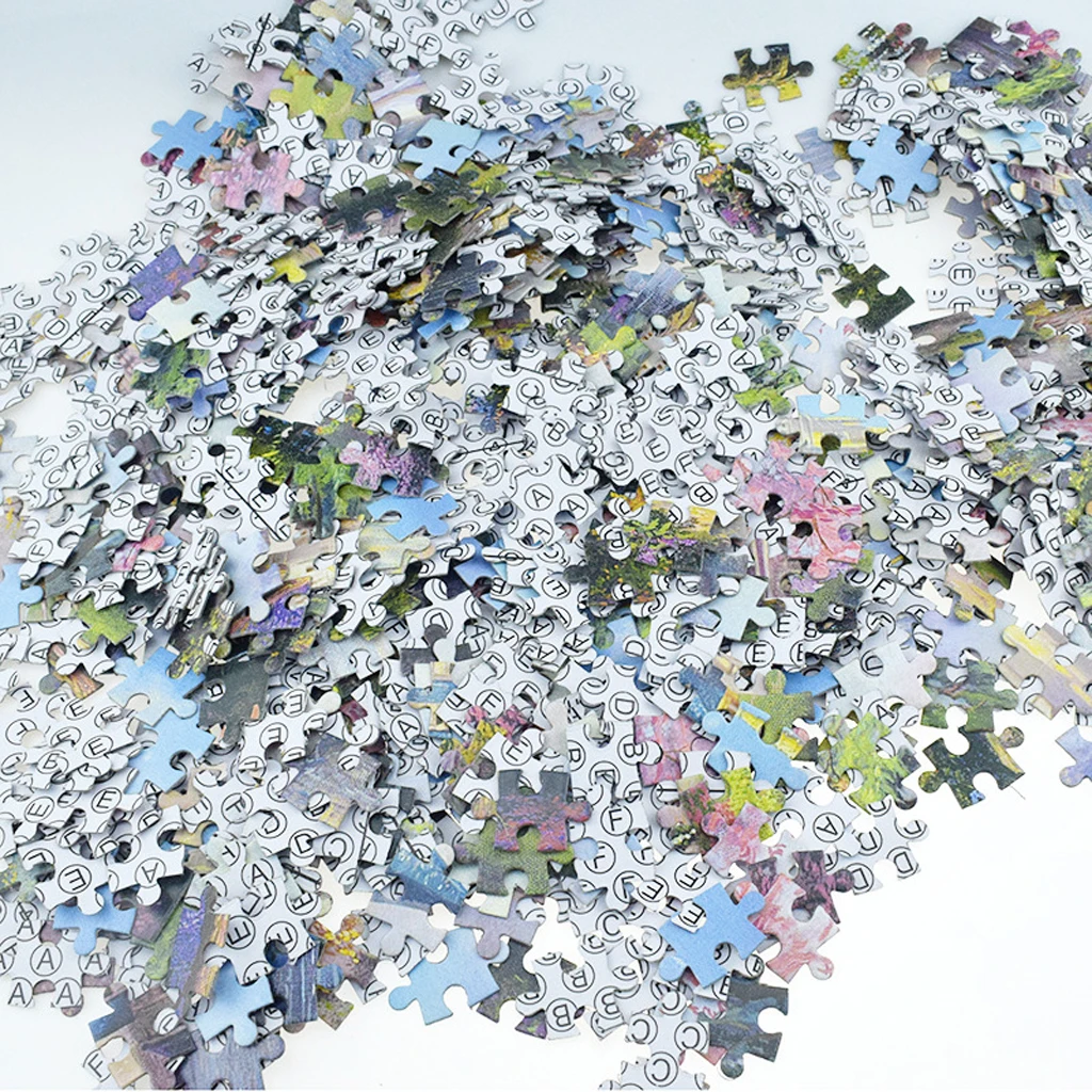 

1000 Pieces DIY Paper Jigsaw Landscape Toys Kids Educational Toys Decorations Jigsaw Assembling Landscape Toys 50x75cm A