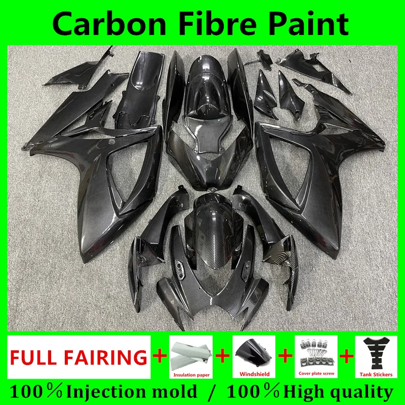 

New Motorcycle Injection Fairing Bodywork for Suzuki GSXR600 06 07 GSXR750 2006 GSX-R750 2006 - 2007 K6 Fairings carbon fibre