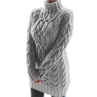 turtleneck sweater womens autumn and winter pullover dress korean top knit plus size harajuku fall 2020 winter clothes khaki
