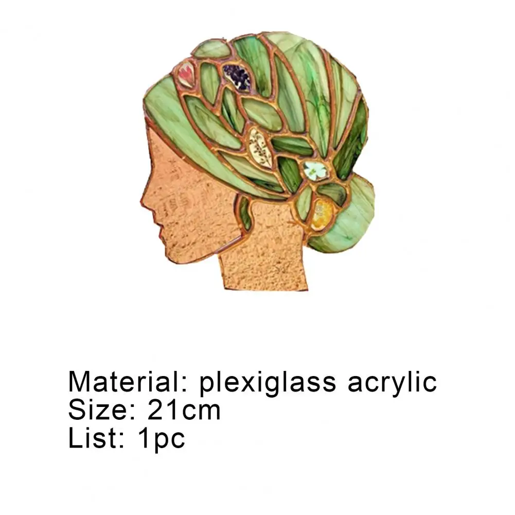 

Women Figure Pendant Exquisite Decoration Portable Festive Green Mother Day Ornament for Home Decor Accessories