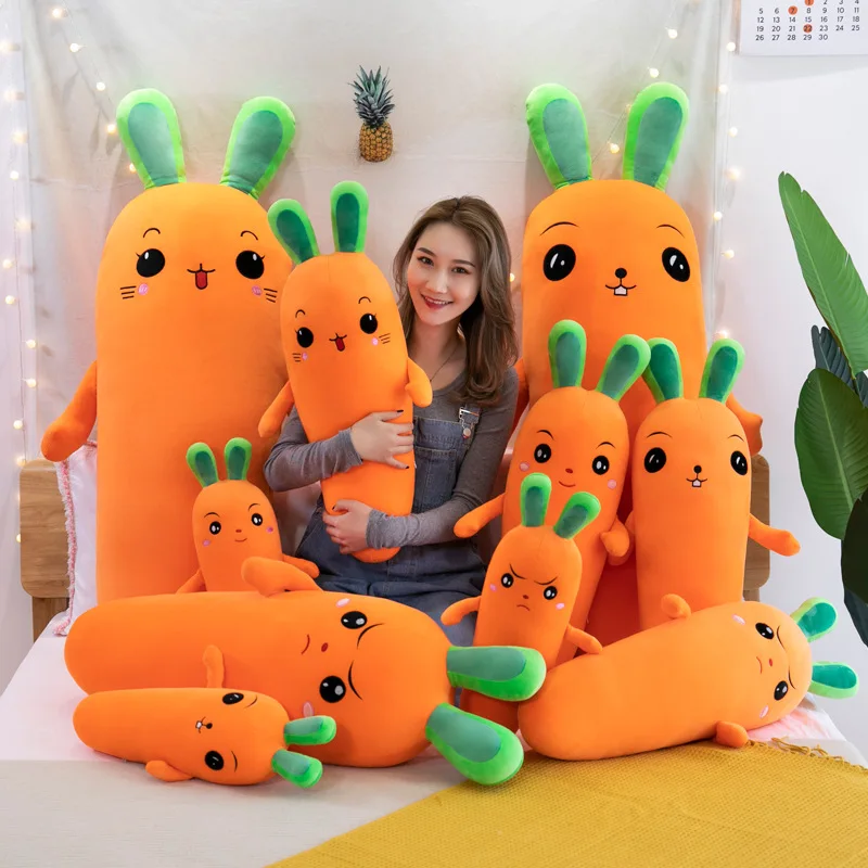

New Cute Carrot Plush Toy Girl Doll Doll Big Long Pillow To Give Girlfriend A Gift Children’s Plush Doll