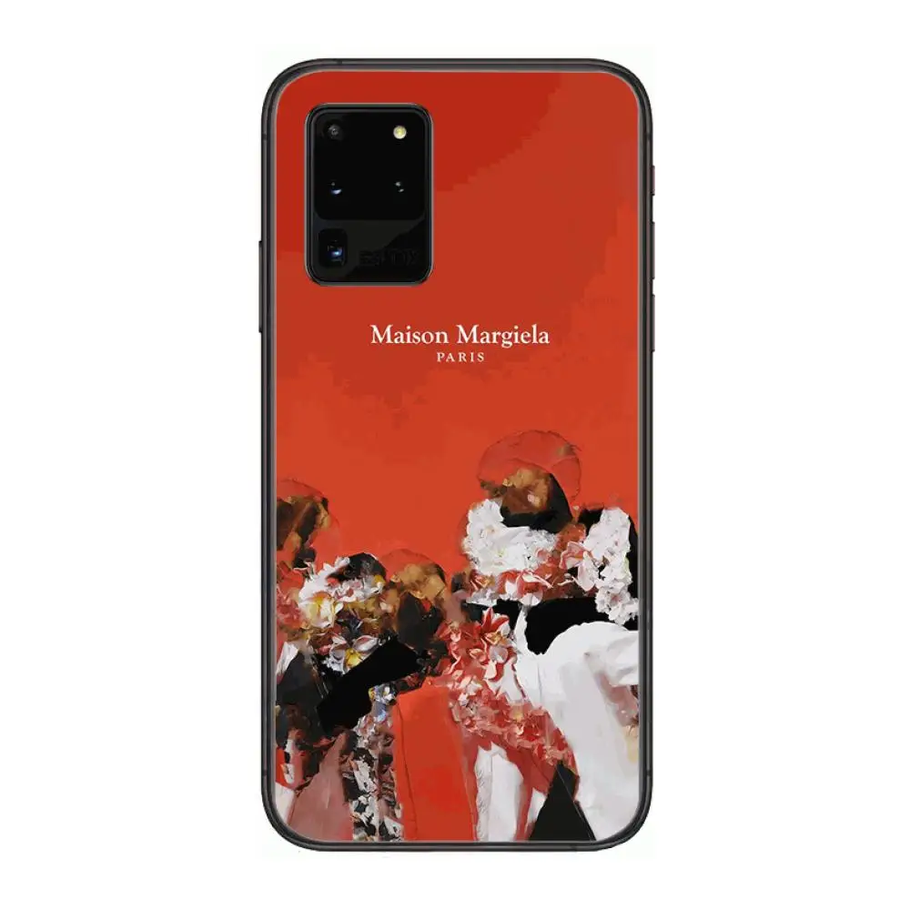 

Case French luxury brand Phone cover hull For SamSung Galaxy S 6 7 8 9 10 20 21 Plus Edge E note 5G Lite Ultra black soft bum