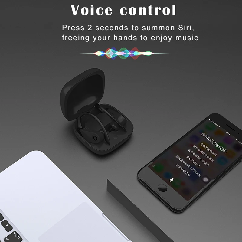 Sovawin B10 V5.0 Bluetooth Спортивная гарнитура мини беспроводные наушники вкладыши TWS