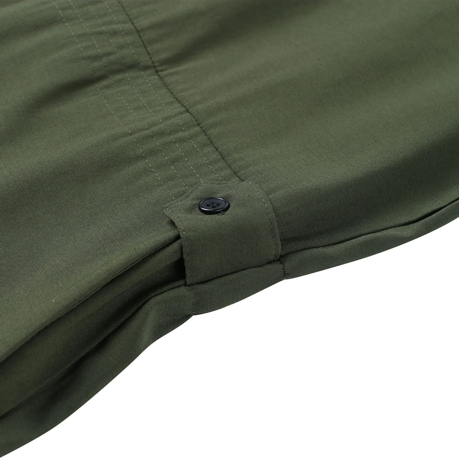 

Summer Men Short Jumpsuit Solid Color Lapel Short Sleeve Overalls Shorts Zipper Male Casual Cargo Short Pants Trousers
