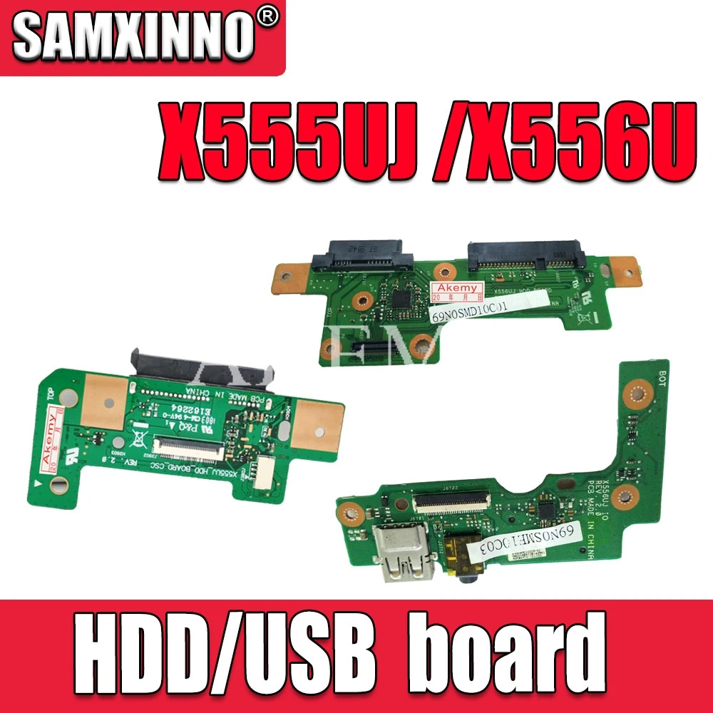 

X556UJ REV: 3,1 X556UJ REV 2,0 HDD/USB плата для For Asus X556U X555UJ X556UV X556UV X556UB жесткий диск 100% протестированная Быстрая доставка