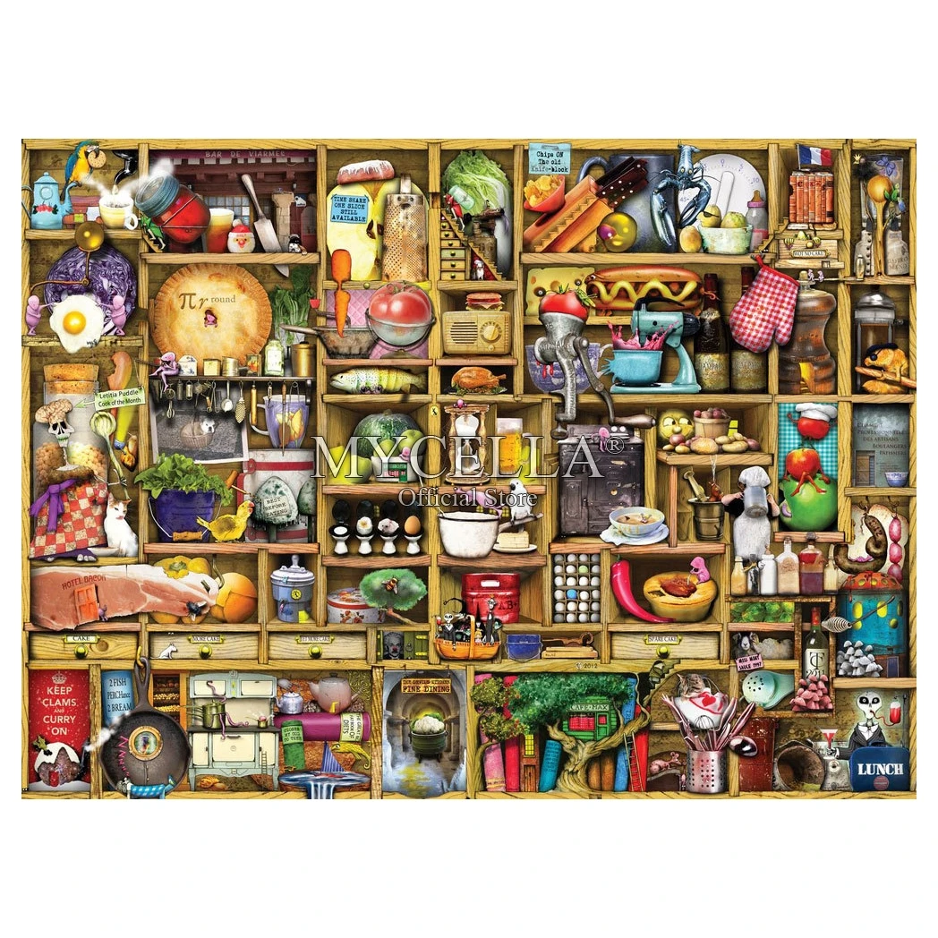 

Алмазная 5D картина «сделай сам» для кухонного шкафа, алмазная вышивка, вышивка крестиком, мультяшная Алмазная мозаика, рождественский пода...