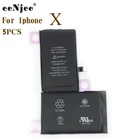 EENJEE ORG IC батарея для мобильного телефона 5 шт. для Iphone X 2716 мАч 0 цикл заменяемые Мобильный телефон батареи