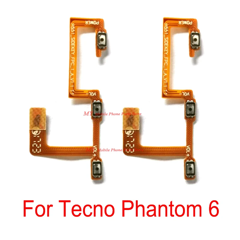 Power ON OFF Volume Flex Cable Spare Part For Tecno Phantom 6 Phantom6 Volume Power ON OFF Switch Side Button Key Flex Cable