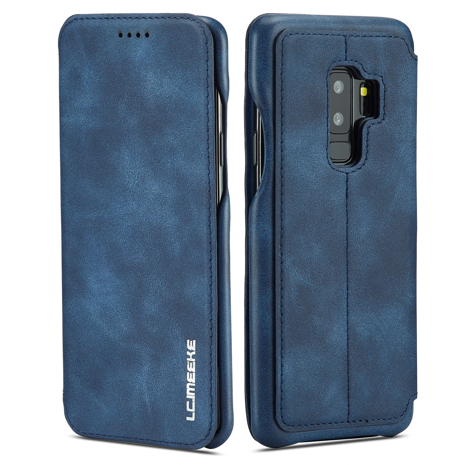 Роскошные чехлы для телефонов Samsung Galaxy S9 Plus с отделениями кредитных карт