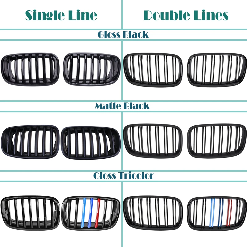

Автомобильные передние гоночные грили для BMW X5 E70 X6 E71 BMW M аксессуары для производительности Motorsport X5 X6 серии 2007-2014