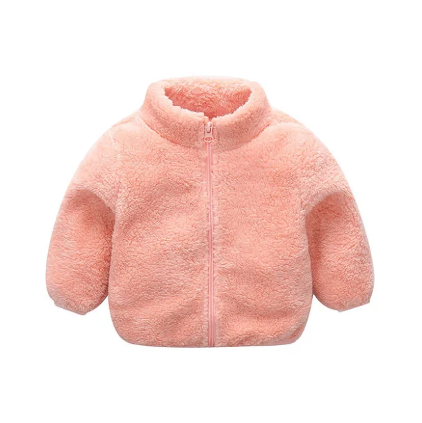 2019 Baby Boys Girls Clothes Solid Long Sleeve Zipper Plush Coat Jacket Outwear Autumn Winter Warm Casual Tops | Детская одежда и