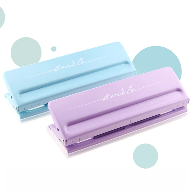 Дырокол для бумаги A4 A5 A6 6 отверстий Регулируемый цвет одна страница дырокол