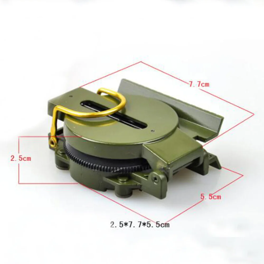 Металлический открытый туристический компас портативный карабин карта