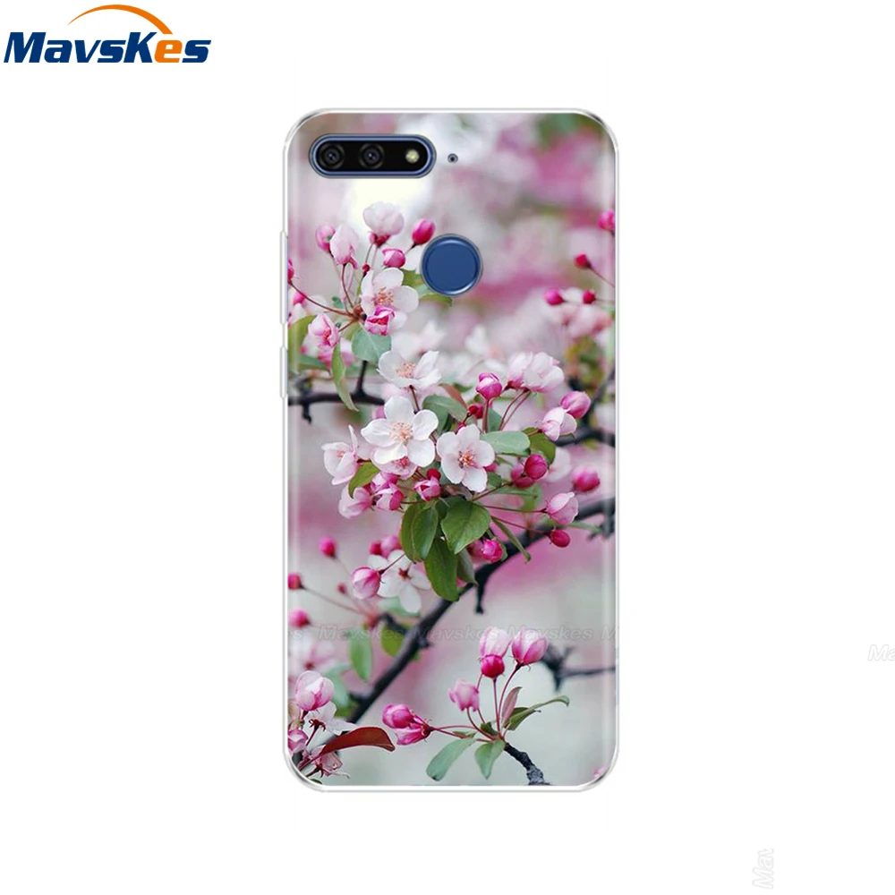 57 Чехол для huawei Honor 7C, чехол на huawei Honor7C, 5,7 дюймов, мягкий силиконовый чехол для телефона huawei Honor 7C, Aum-L41, чехлы из ТПУ - Цвет: 57
