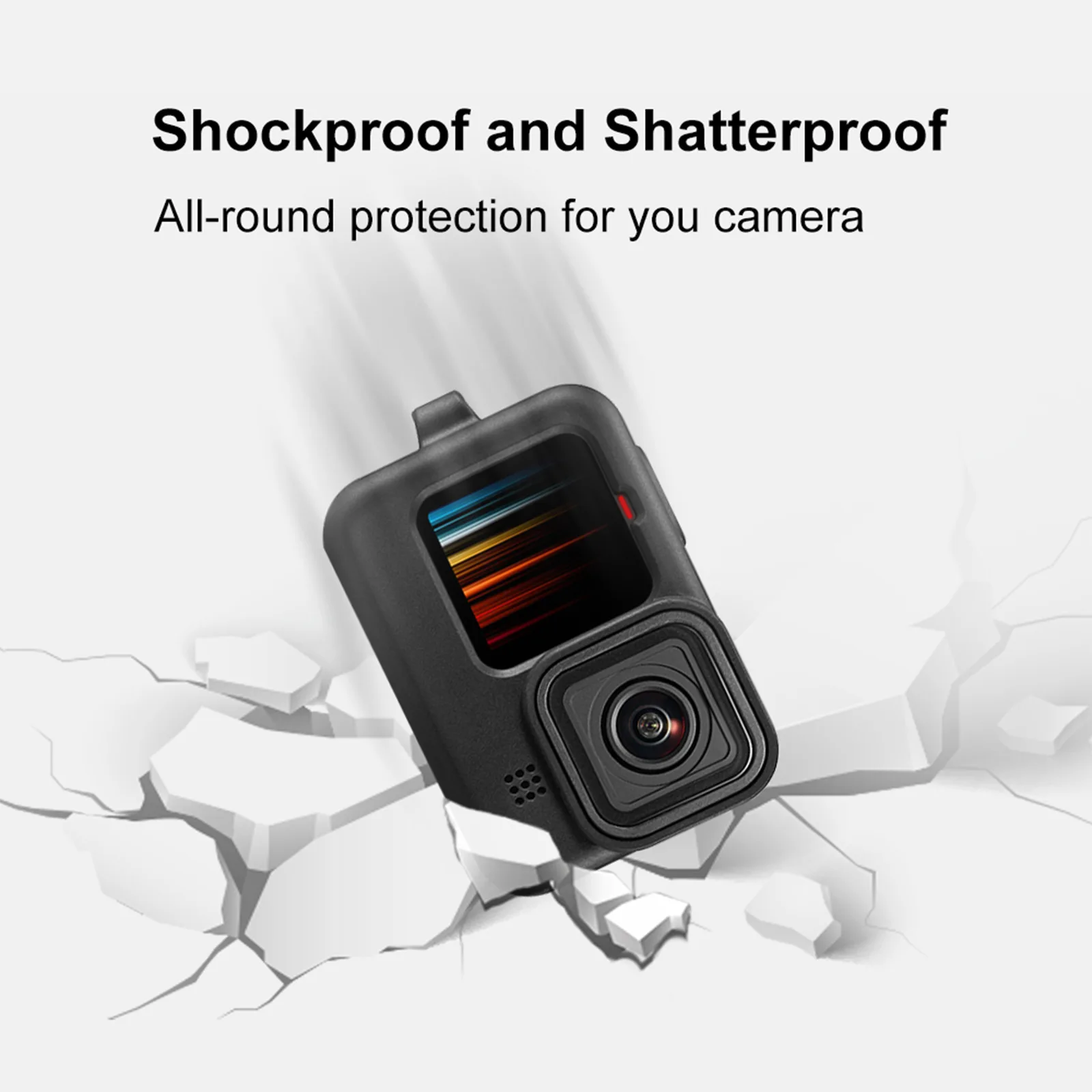 Silicone Housing Case Lens Cap Cover Battery Side Lid for Gopro Hero10 9 Black Action Camera Accessories Kit Go Pro 10 | Электроника