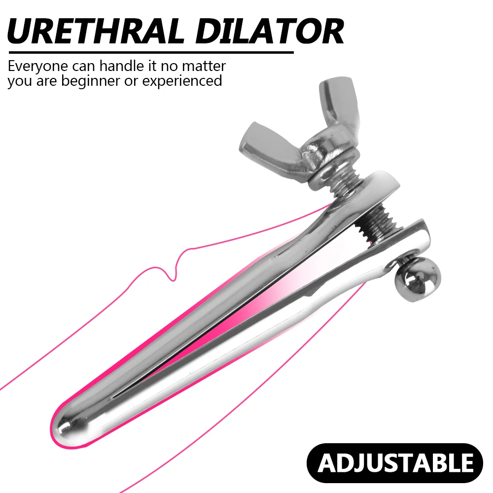 

Masturbators Insert Sounding Rods New Arrival Sounds Penis Plug Sex Toys For Men Urethral Dilator Urethra Plug Adjustable Size