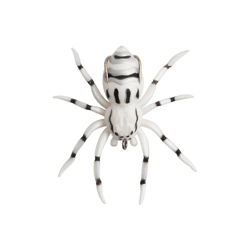 

1PCS Lifelike Floating Spider Fishing Lures 6g/45mm Artificial Bionic Silicone Soft Bait Wobblers CrankBait Carp Tackle 10 Color