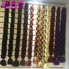 82-дюймовые однотонные Джамбо плетеные волосы для наращивания, искусственные волосы с эффектом омбре для кос, поддержка кос, оптовая продажа зеркал Mirra