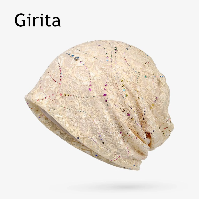 Женская осенне зимняя женская шапка Girita облегающие шапки с перекрестной крышкой