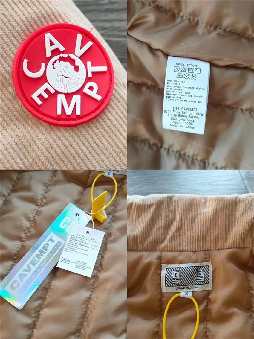 

New CAVEMPT C.E CORD ZIP JACKET Men Women 1:1 Best Quality Coat CAV EMPT Corduroy Clothing Jackets