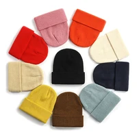 winter hats for unisex women elastic warmer beanies knitted hat ladies female skullcap men male hip hop bonnet couple casual cap