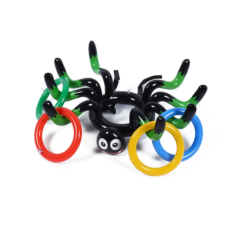 Надувной Гигантский паук ведьма кольцо для шляпы игра подбрасывания Вечерние