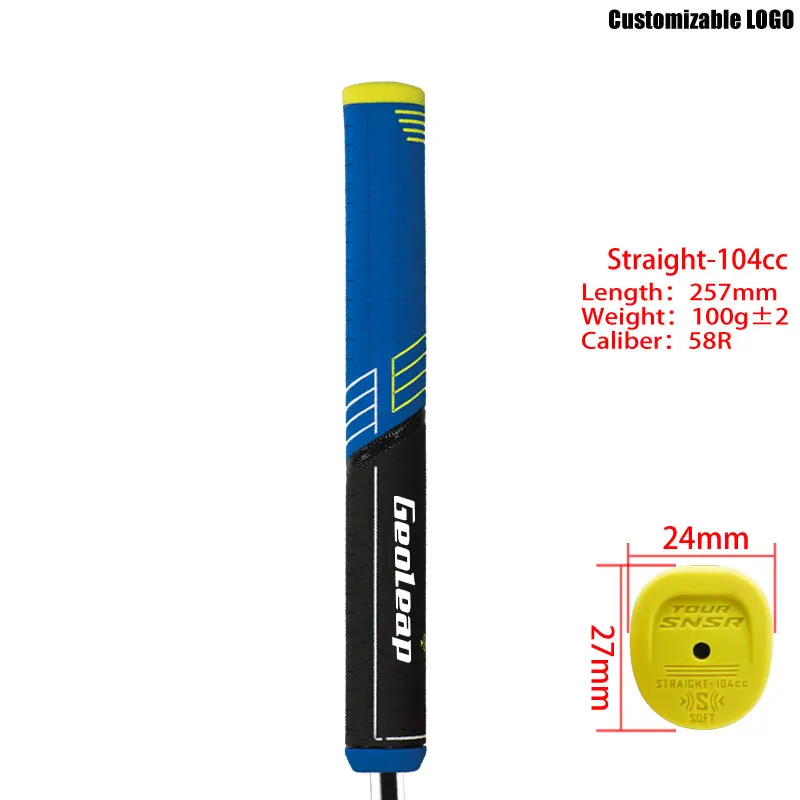 

Golf putter grip rubber pistol contour three colors for choose golf grip club