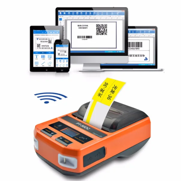 

PUTY best product 50DC portable thermal home label printer flat barcode tag portable best home printer