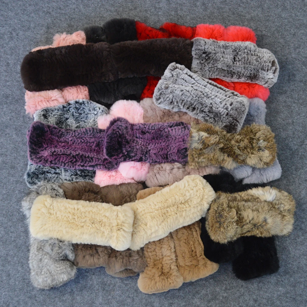 Россия чудесные зимние натуральный настоящий мех кролика перчатки Хорошие