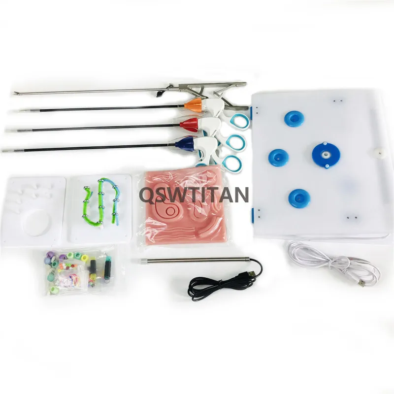 Лапароскопическая коробка для обучения посылка имитирующее хирургическое