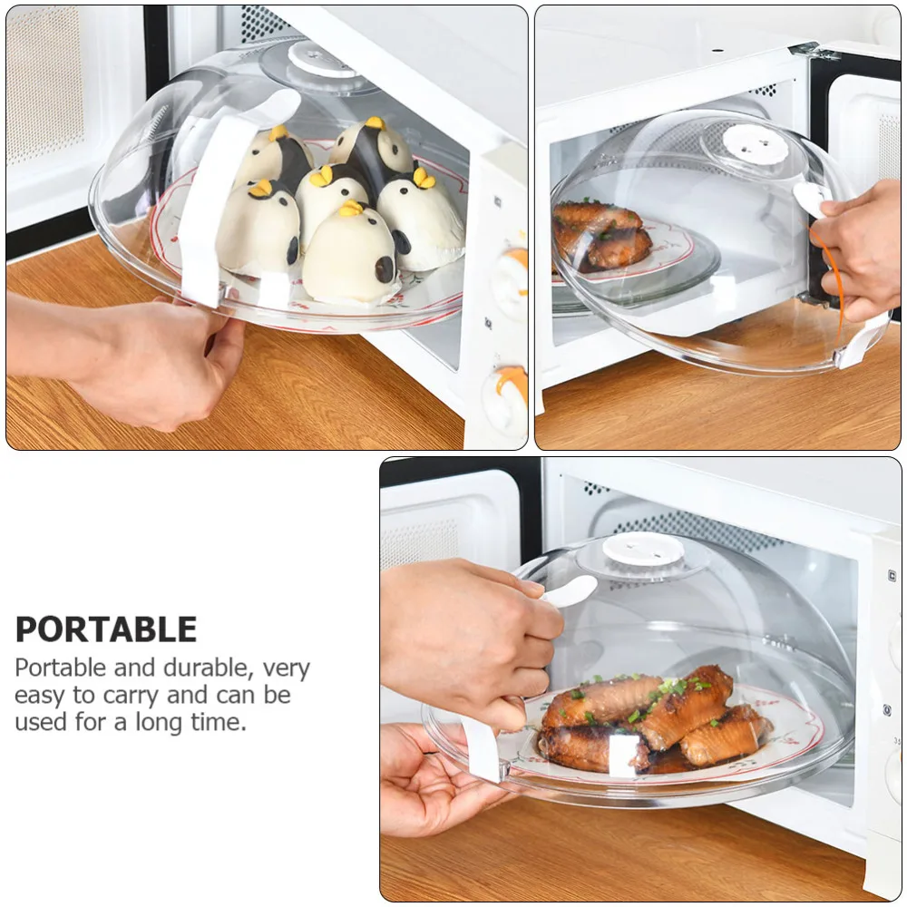 

1PC Special Food Cover Dishes Cover Miicrowave Oven Lid (Transparent)