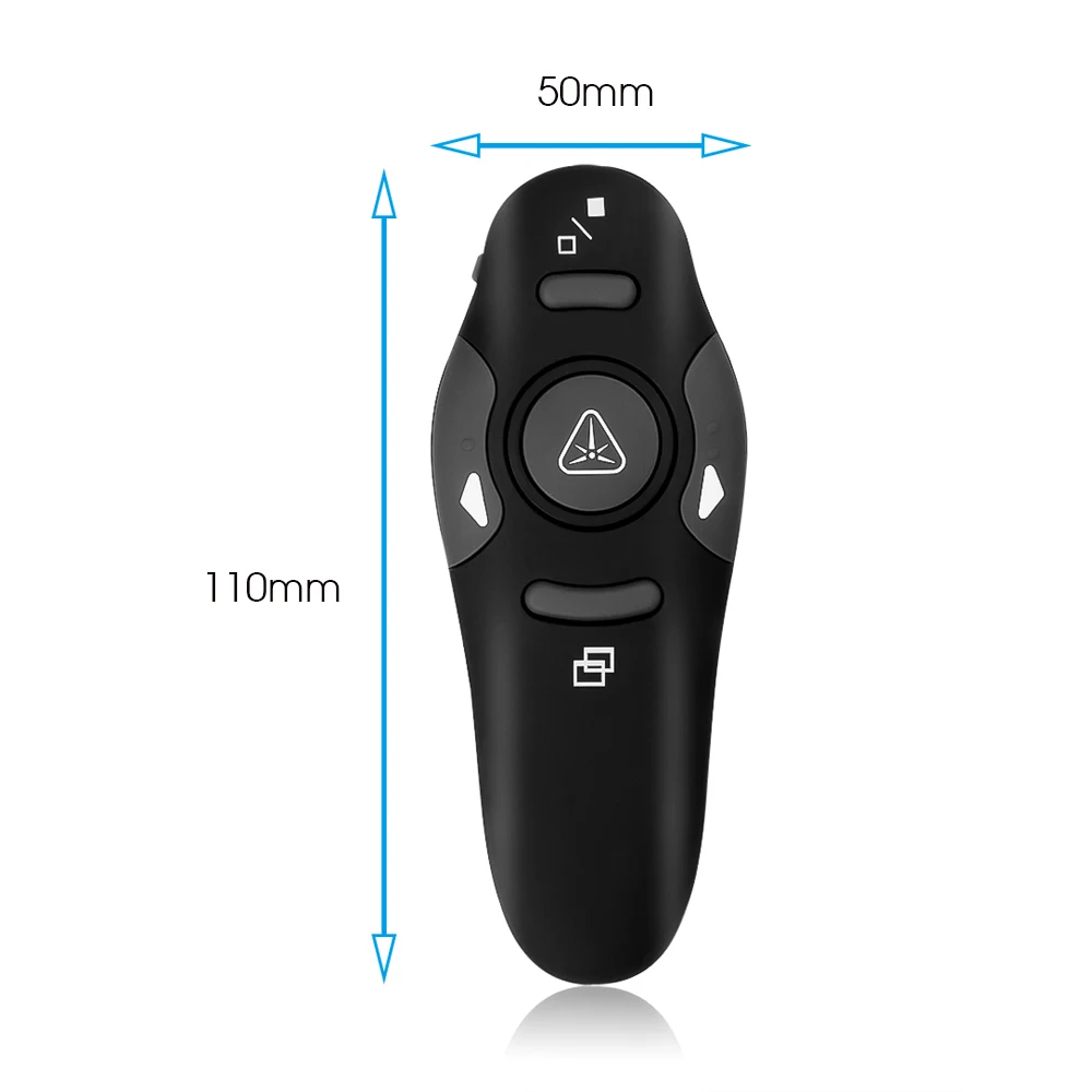 KEBIDU USB RF Wireless Presenter Red Laser Pointer Pen 2.4GHz Remote Control Page Turning PPT Powerpoint Presentation|Пульты ДУ| |