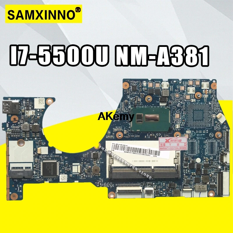 NM-A381 материнская плата для ноутбука lenovo YOGA3-14 оригинальная материнская плата I7-5500U