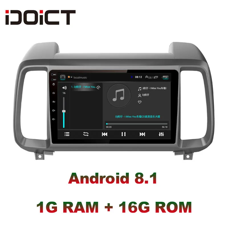 IDOICT Android 8.1 Car DVD Player GPS Navigation Multimedia For Hyundai ix35 Radio 2018 car stereo | Автомобили и мотоциклы