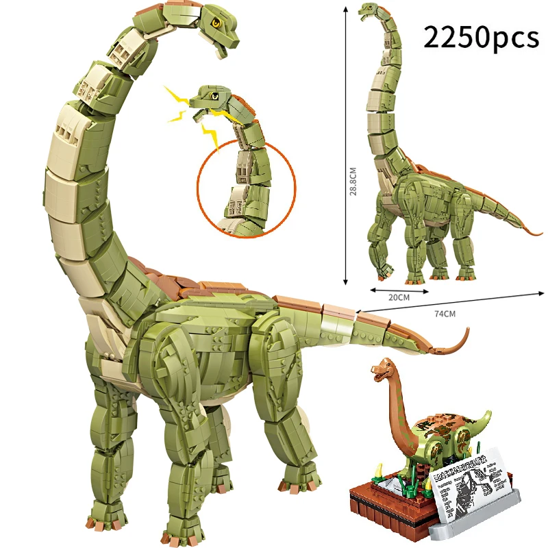 

Jurassic Dinosaur World 2 Velociraptor mini Park Dino Figure Building Blocks Bricks Compatible with Toys For Children