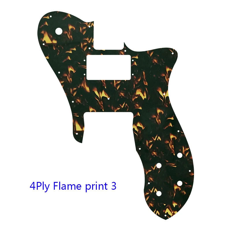 Pleroo Custom Guitar Pickgaurd-для ❲ RI Tele Pickguard царапинная пластина Пламенный узор | Спорт и